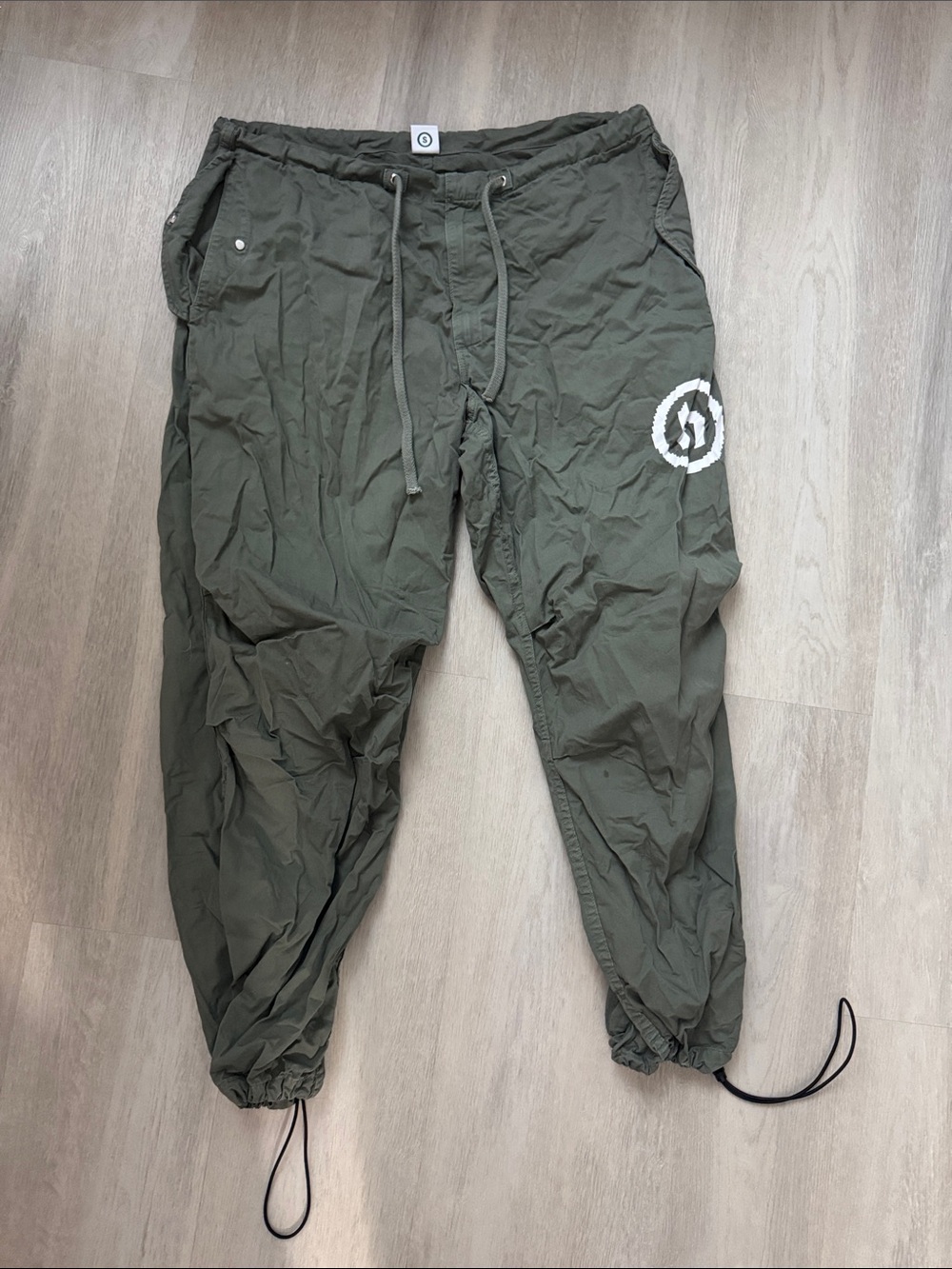 Hidden NY Olive Green Drawstring Joggers